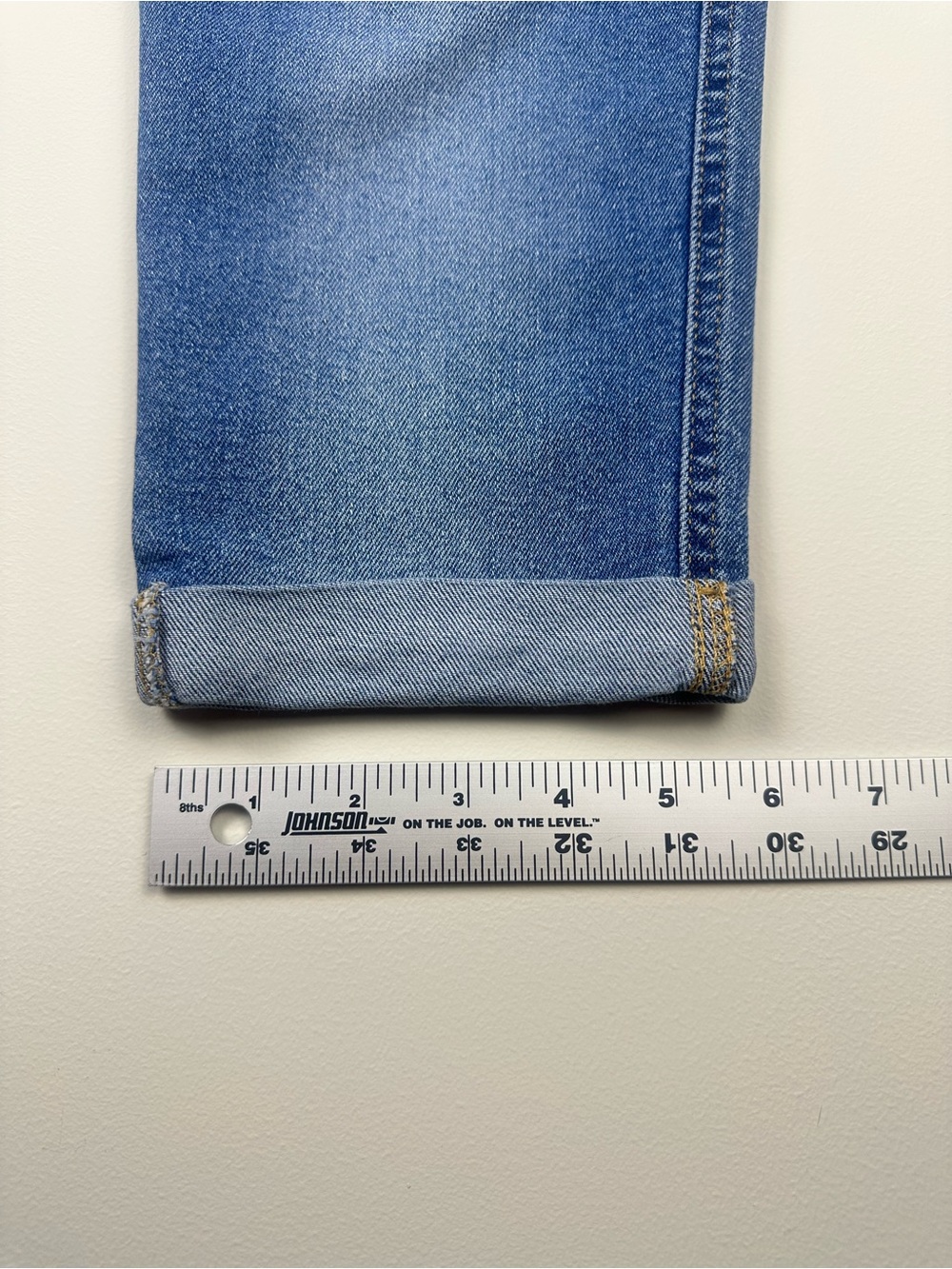 Levi Strauss Signature Heritage Boyfriend Cropped Patchwork Jeans Women’s 6 - Picture 8 of 11